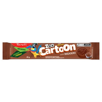 Biscoito Parati Zoo Cartoon Brigadeiro 85g