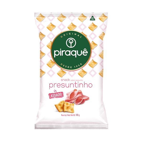 Biscoito Snack Piraquê Presuntinho 100g