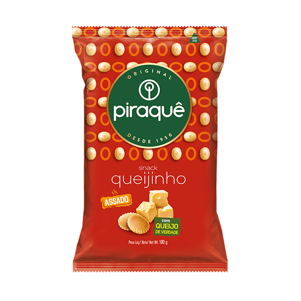 Biscoito Snack Piraquê Queijinho 100g