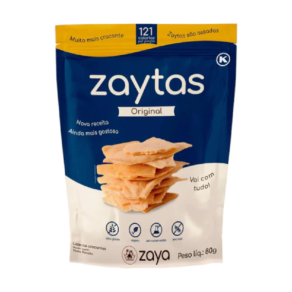 Biscoito Zaytas Original sem Glúten 80g