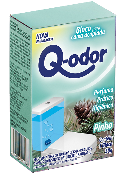 Bloco Sanitário Q.Odor para Caixa Acoplada Pinho 50g