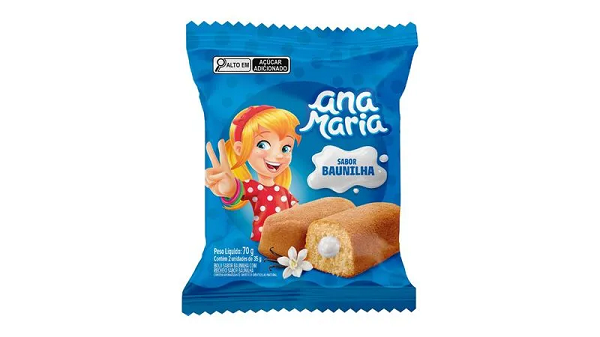 Bolinho Ana Maria Baunilha 70g