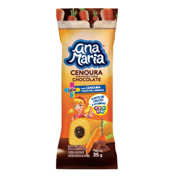 Bolinho Ana Maria Cenoura com Chocolate 35g
