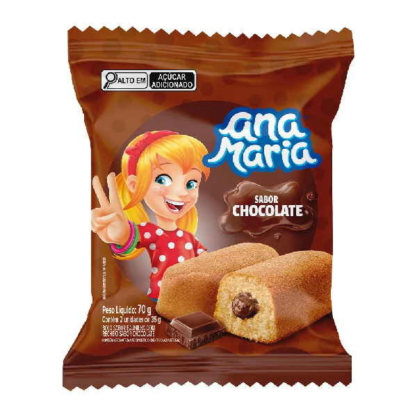 Bolinho Ana Maria Chocolate 70g