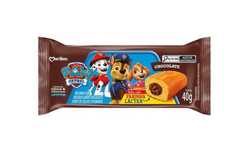 Bolinho Marilan Patrulha Canina Baunilha recheio Chocolate 40g