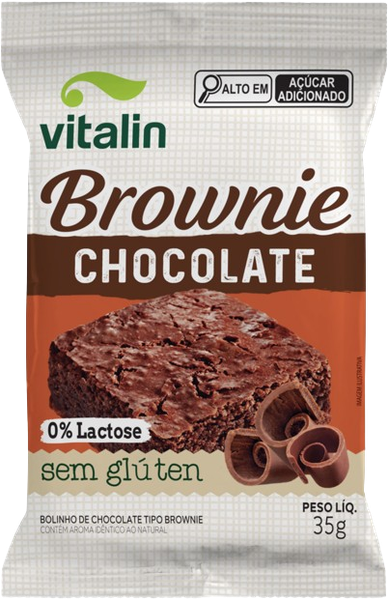Brownie Vitalin de Chocolate sem Glúten 35g
