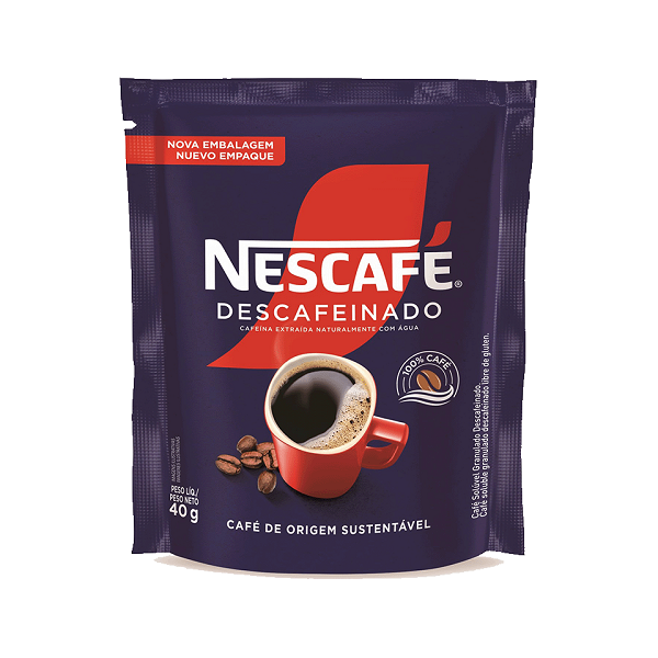Café Nescafé Descafeinado Sachê 40g