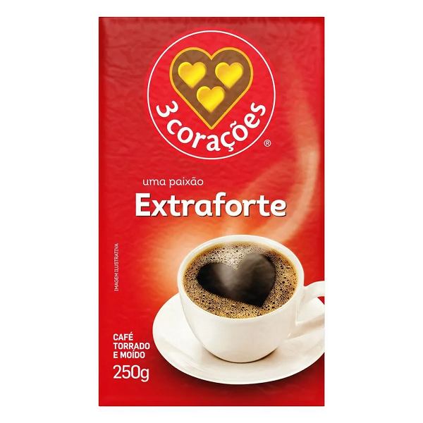 Café Três Corações Extra Forte a Vácuo 250g