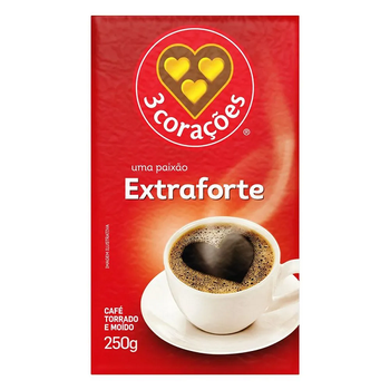 Café Três Corações Extra Forte a Vácuo 250g