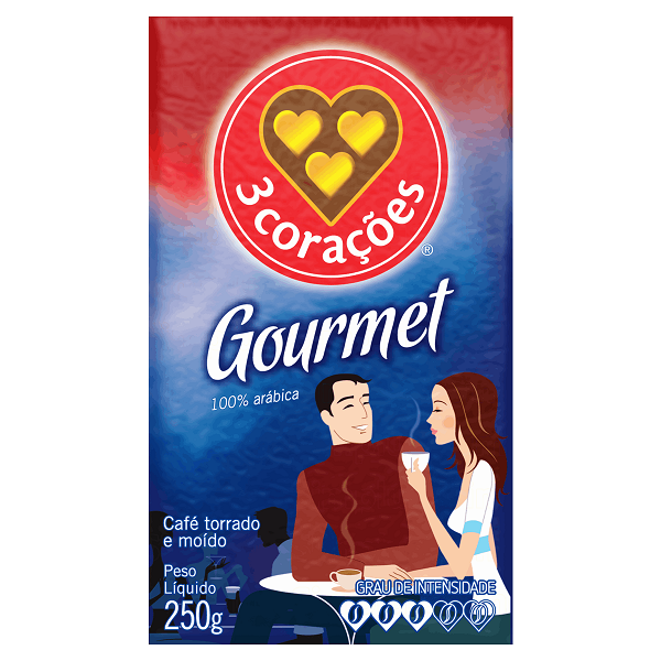 Café Três Corações Gourmet a Vácuo 250g