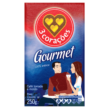 Café Três Corações Gourmet a Vácuo 250g