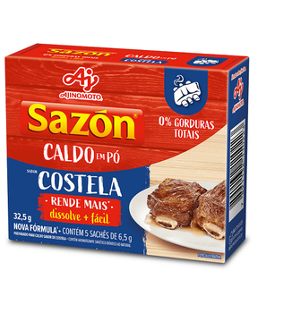 Caldo Ajinomoto Sazón Costela 32,5g