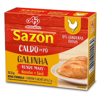 Caldo Ajinomoto Sazón Galinha 32,5g
