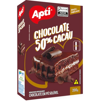 Chocolate em Pó Apti 50% Cacau 200g