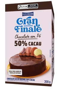 Chocolate em Pó Fleischmann Gran Finale 50% Cacau 200g