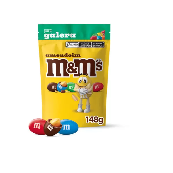 Chocolate M&M Amendoim 148g