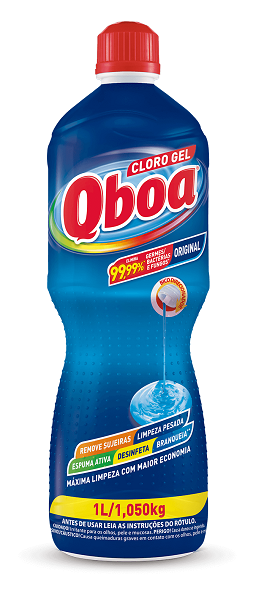 Cloro em Gel Qboa Original 1l