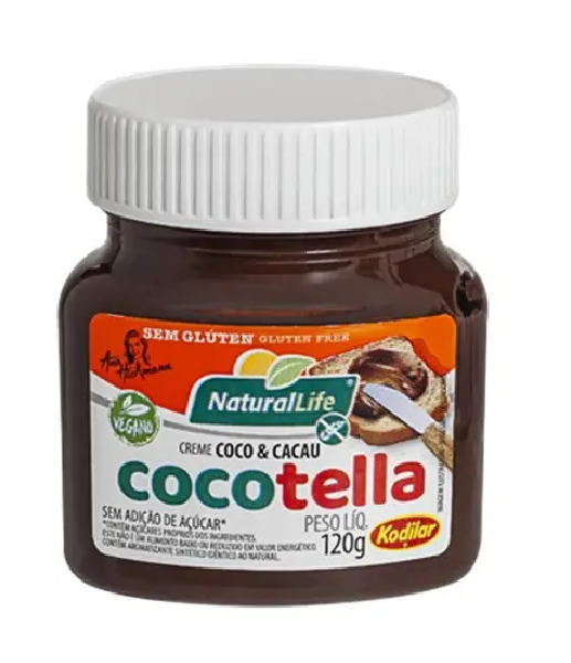 Cocotella Creme de Coco e Cacau sem Gluten Kodilar 120g