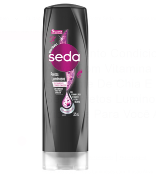 Condicionador Seda Pretos Luminosos 325ml