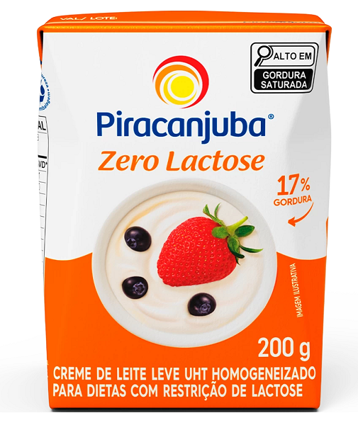 Creme de Leite Piracanjuba Zero Lactose 200g