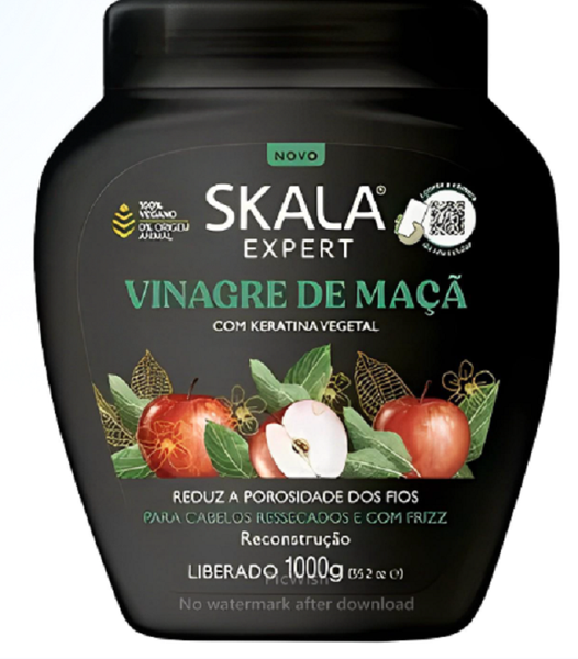 Creme De Tratamento Skala Vinagre De Maçã 1kg