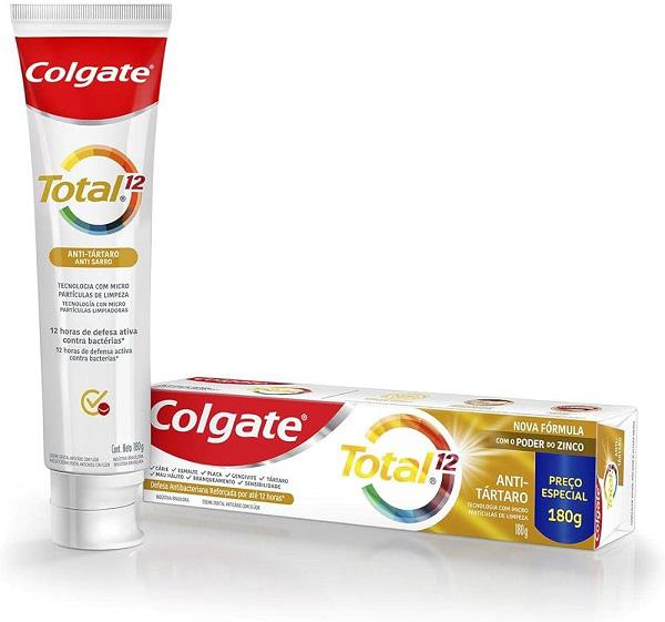 Creme Dental Colgate Total 12 Anti-Tártaro 180g