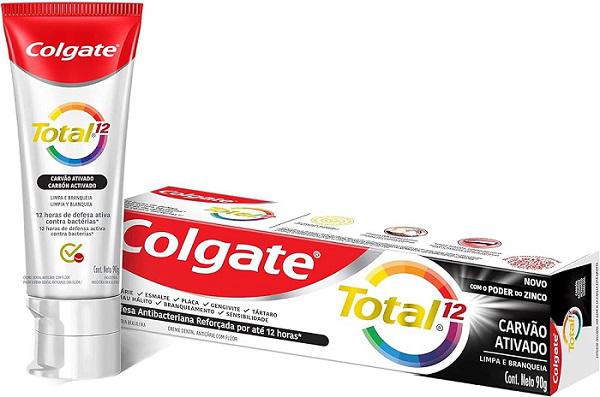 Creme Dental Colgate Total 12 Carvão 90g