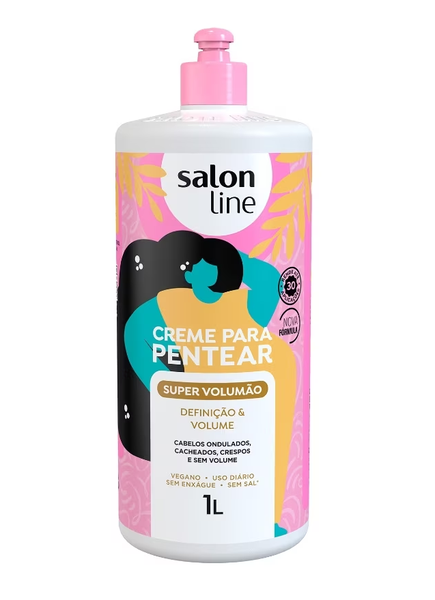 Creme para Pentear Salon Line Super Volumão 1L