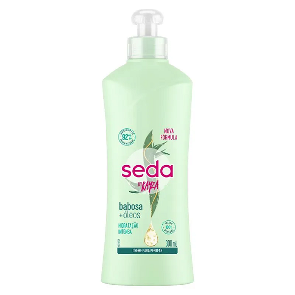 Creme para pentear seda babosa e óleo 300ml