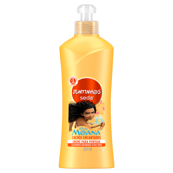 Creme para Pentear Seda Infantil Moana Juntinhos 300ml