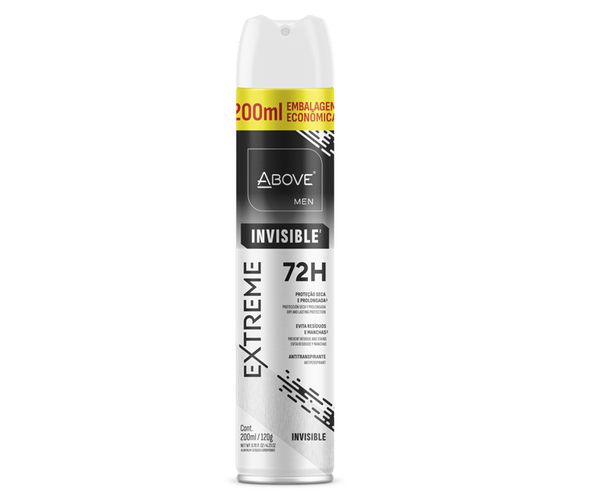 Desodorante Above Aerosol Men Invisible 200ml