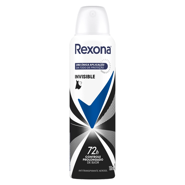 Desodorante Antitranspirante Aerosol Rexona Woman Invisible 150ml