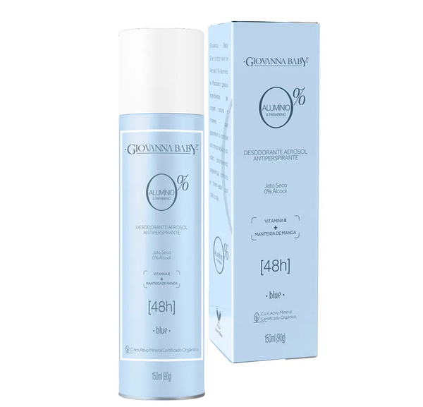 Desodorante Giovanna Baby 0% Alumínio Blue 150ml