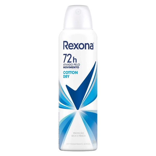 Desodorante Rexona Aerosol Cotton Dry 150ml