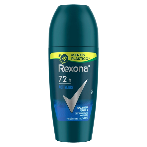 Desodorante Rexona Rollon Men Active Dry 50ml