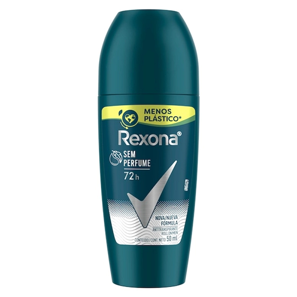 Desodorante Rexona Rollon Men Sem Perfume 50ml