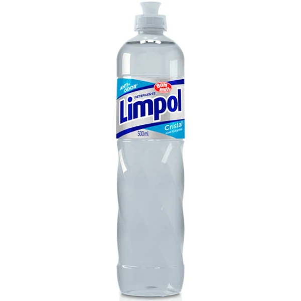 Detergente Líquido Limpol Cristal 500ml
