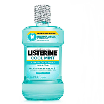 Enxaguatório Antisséptico Listerine Zero Álcool Suave 500 ml