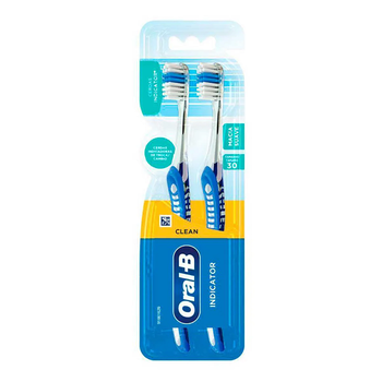 Escova Dental Oral-B Indicator Macia Suave Tamanho 30 2un