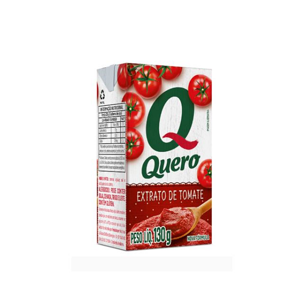 Extrato de Tomate Quero Caixa 130g