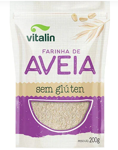 Farinha de Aveia Vitalin sem Glúten 200g