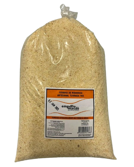 Farinha de Mandioca Empório Macaé Artesanal Torrada 1kg