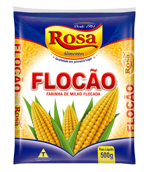 Farinha de Milho Flocão Rosa 500g