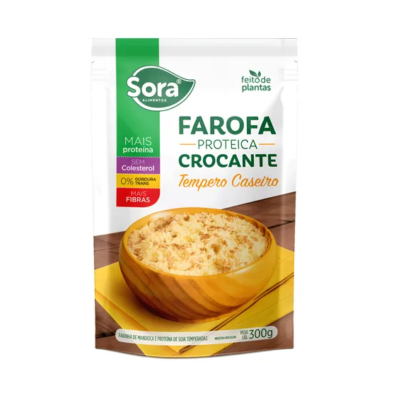 Farofa Sora Proteica Crocante 300g