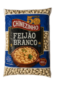 Feijão Chinezinho Branco Tipo 1 400g