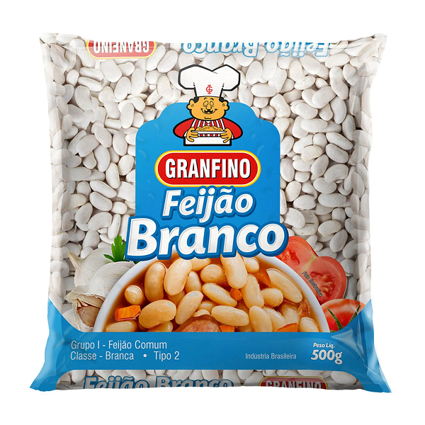 Feijão Granfino Branco Tipo 2 500g