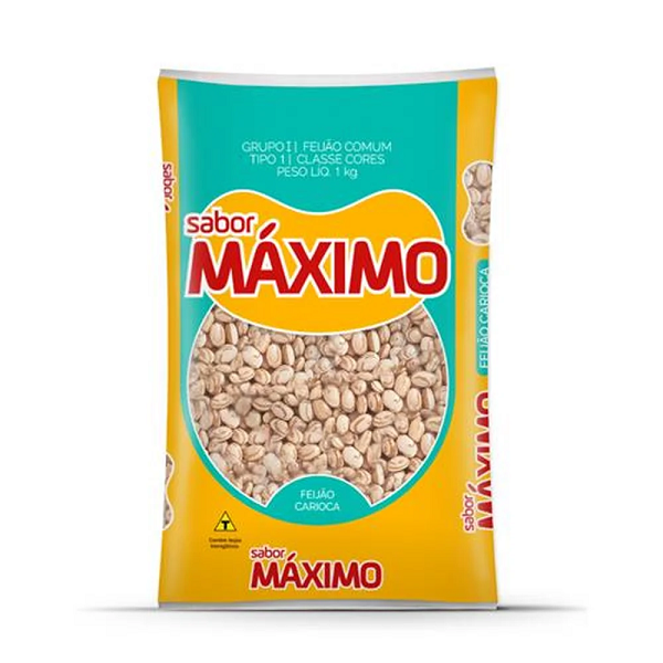 Feijão Máximo Carioca 1kg