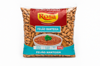 Feijão Manteiga Rosa 500g
