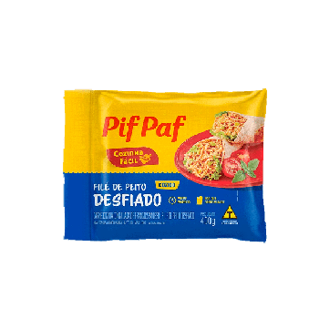 Filé de Peito Pif Paf Cozido e Desfiado 400g