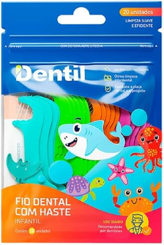 Fio Dental Dentil Kids com Haste 20un